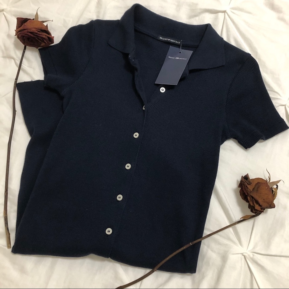 Brand New Brandy Melville Caroline Dress in Navy!